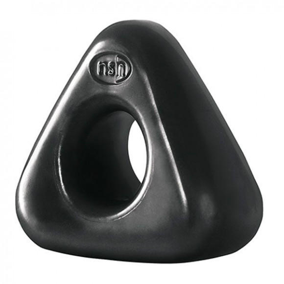 Черное треугольное эрекционное кольцо RENEGADE JUNK PUSHER