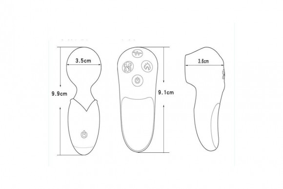 Набор из 2 розовых клиторальных стимуляторов Loli