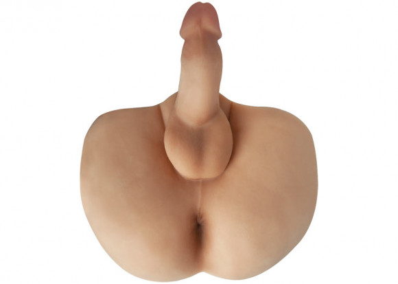 Мастурбатор в виде мужской попки с фаллосом After Hours Jessie Colters CyberSkin Power Bottom Ass & Cock