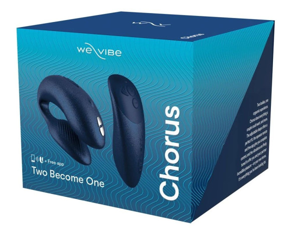 Синий вибратор для пар We-Vibe Chorus Синий вибратор для пар We-Vibe Chorus