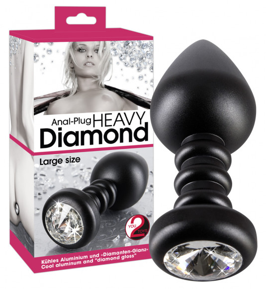 Анальная втулка Diamond Plug L - 10 см. Анальная втулка Diamond Plug L - 10 см.