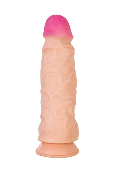 Телесный фаллоимитатор-гигант Kratos - 30 см. Телесный фаллоимитатор-гигант Kratos - 30 см.