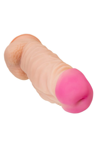 Телесный фаллоимитатор-гигант Kratos - 30 см. Телесный фаллоимитатор-гигант Kratos - 30 см.