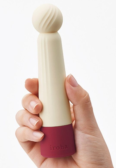 Бежевый вибратор с шаровидной мягкой головкой IROHA Rin Akane - 14,8 см. Бежевый вибратор с шаровидной мягкой головкой IROHA Rin Akane - 14,8 см.