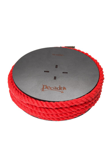 Красная веревка для шибари на катушке - 10 м. Красная веревка для шибари на катушке - 10 м.