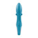 Бирюзовый вибратор-кролик Embrace Me - 21,2 см. Бирюзовый вибратор-кролик Embrace Me - 21,2 см.