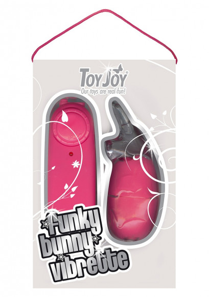 Розовое виброяйцо-зайчик FUNKY BUNNY VIBRETTE - 8 см. Розовое виброяйцо-зайчик FUNKY BUNNY VIBRETTE - 8 см.