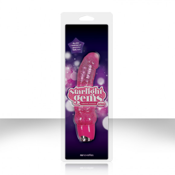 Розовый вибромассажер Starlight Gems Orion Vibrating Massager - 15,2 см. Розовый вибромассажер Starlight Gems Orion Vibrating Massager - 15,2 см.