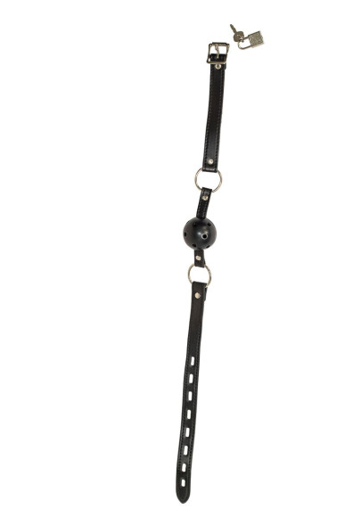 Черный кляп-шарик Love Spell Черный кляп-шарик Love Spell