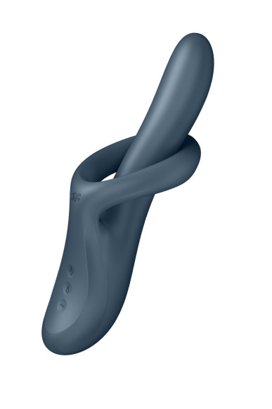 Серый вибратор-ротатор с функцией нагрева Heat Flex 4 - 23 см. Серый вибратор-ротатор с функцией нагрева Heat Flex 4 - 23 см.