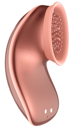 Розовый вибромассажер Twitch Hands с вакуумным эффектом Розовый вибромассажер Twitch Hands с вакуумным эффектом