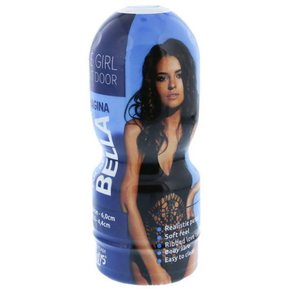 Телесный мастурбатор-вагина в тубе Bella Телесный мастурбатор-вагина в тубе Bella
