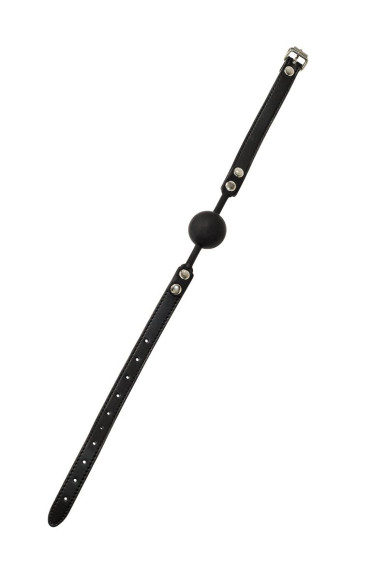 Черный силиконовый кляп-шар Dolce Vita Черный силиконовый кляп-шар Dolce Vita