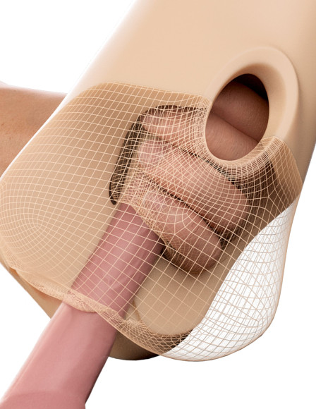 Телесный мастурбатор с вибрацией Double Pounder Vibrating Squeeze Stroker Телесный мастурбатор с вибрацией Double Pounder Vibrating Squeeze Stroker