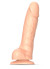Телесный фаллоимитатор Sliding Skin Realistic Dildo XXL с подвижной кожей - 20 см.