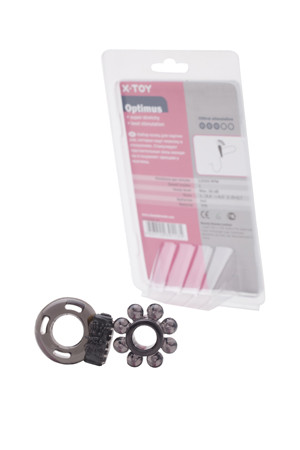 Набор из двух пепельных эрекционных колец Optimus Набор из двух пепельных эрекционных колец Optimus