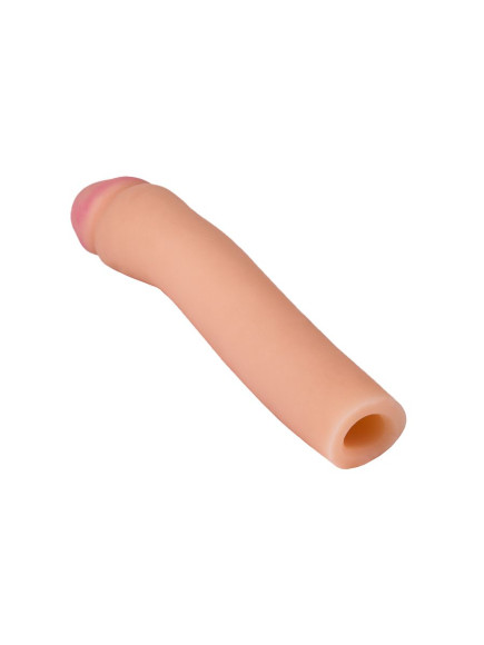 Телесная насадка для удлинения фаллоса - 19 см. Телесная насадка для удлинения фаллоса - 19 см.