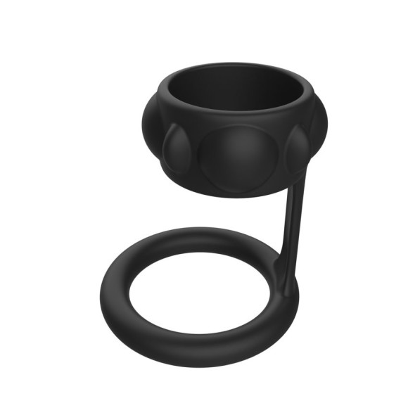 Черная эрекционная насадка на пенис - 6,2 см. Черная эрекционная насадка на пенис - 6,2 см.