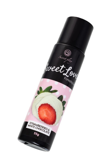 Разогревающий сливочный гель для сосков и интимных зон со вкусом клубники и белого шоколада - 55 гр. Разогревающий сливочный гель для сосков и интимных зон со вкусом клубники и белого шоколада - 55 гр.