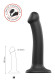 Черный фаллос на присоске Silicone Bendable Dildo M - 18 см. Черный фаллос на присоске Silicone Bendable Dildo M - 18 см.