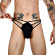 Черные сексуальные трусы-стринги на тонких бретелях Черные сексуальные трусы-стринги на тонких бретелях
