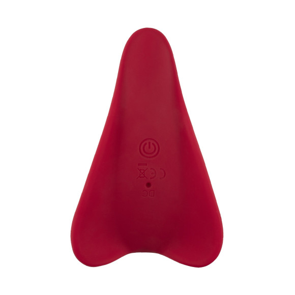 Малиновая силиконовая вибровкладка в трусики Малиновая силиконовая вибровкладка в трусики