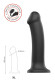 Черный фаллос на присоске Silicone Bendable Dildo XL - 20 см. Черный фаллос на присоске Silicone Bendable Dildo XL - 20 см.
