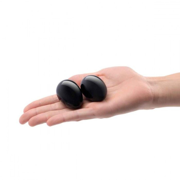 Тренажеры йони Le Wand Crystal Yoni Eggs из черного обсидиана Тренажеры йони Le Wand Crystal Yoni Eggs из черного обсидиана