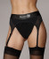 Черные трусики-пояс для страпона с вибропулей - размер XS-S Черные трусики-пояс для страпона с вибропулей - размер XS-S