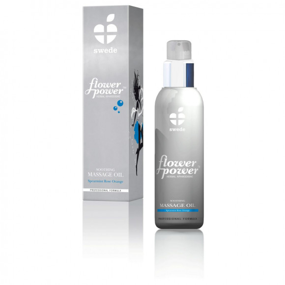 Масло для массажа Swede Flower Power Soothing Massage Oil - 150 мл. Масло для массажа Swede Flower Power Soothing Massage Oil - 150 мл.