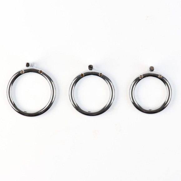 Серебристый мужской пояс верности «Клетка целомудрия № 3» Серебристый мужской пояс верности «Клетка целомудрия № 3»