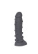 Тёмно-серый фаллоимитатор Троллик с крупными шишечками - 27 см. Тёмно-серый фаллоимитатор Троллик с крупными шишечками - 27 см.