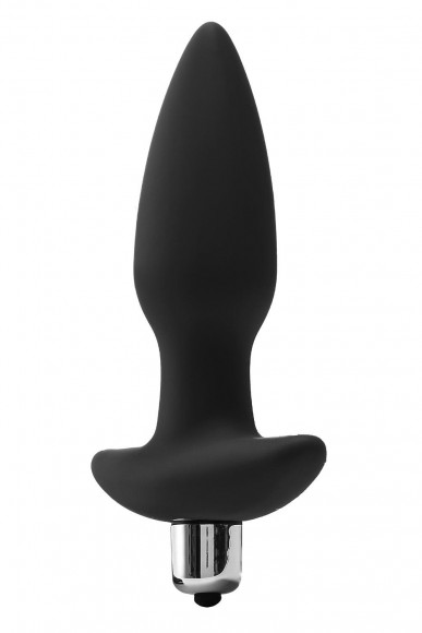 Черная анальная вибропробка FantASStic Vibrating Plug - 14 см. Черная анальная вибропробка FantASStic Vibrating Plug - 14 см.