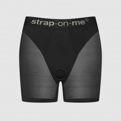 Трусики-шорты для фиксации насадок Strap-on-me Harness Lingerie Halo - size S