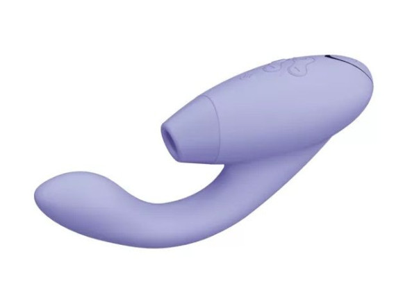 Сиреневый вибратор Womanizer Duo 2 с бесконтактной клиторальной стимуляцией Сиреневый вибратор Womanizer Duo 2 с бесконтактной клиторальной стимуляцией