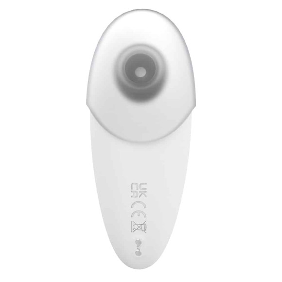 Белый клиторальный таппинг-стимулятор Pandora с насадкой для вакуумной стимуляции Белый клиторальный таппинг-стимулятор Pandora с насадкой для вакуумной стимуляции