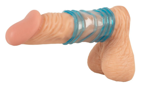 Комплект из трех рельефных насадок на пенис Tokyo Sleeves Комплект из трех рельефных насадок на пенис Tokyo Sleeves