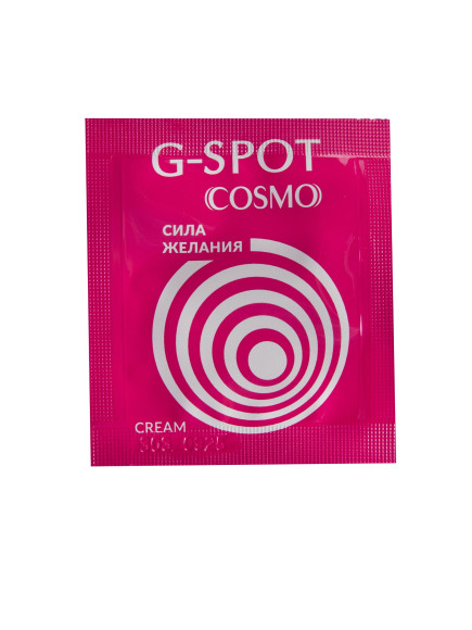 Стимулирующий интимный крем для женщин Cosmo G-spot - 2 гр. Стимулирующий интимный крем для женщин Cosmo G-spot - 2 гр.
