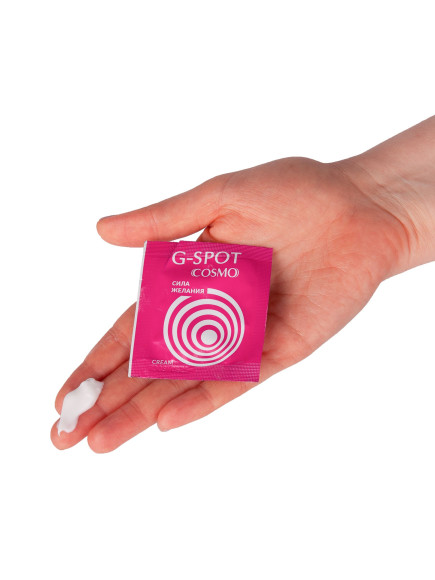 Стимулирующий интимный крем для женщин Cosmo G-spot - 2 гр. Стимулирующий интимный крем для женщин Cosmo G-spot - 2 гр.
