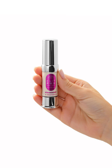 Стимулирующий бальзам для клитора Clit Pwr с ароматом клубники - 15 мл. Стимулирующий бальзам для клитора Clit Pwr с ароматом клубники - 15 мл.