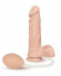 Фаллоимитатор-реалистик с грушей - 19 см.