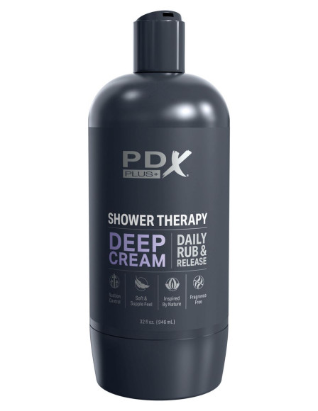 Мастурбатор в бутылке Shower Therapy Deep Cream Мастурбатор в бутылке Shower Therapy Deep Cream