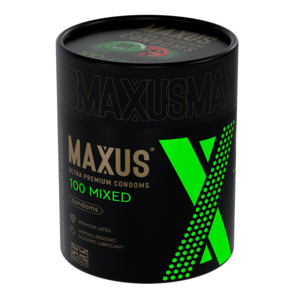 Презервативы MAXUS Mixed - 100 шт.