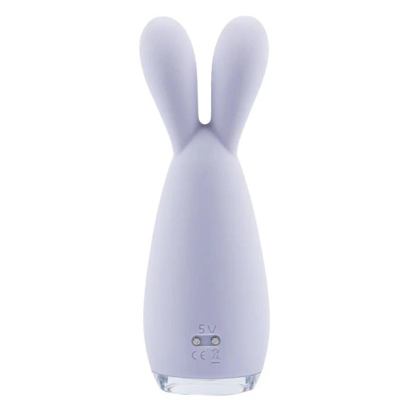 Сиреневый мини-вибратор Reba с мягкими ушками Сиреневый мини-вибратор Reba с мягкими ушками