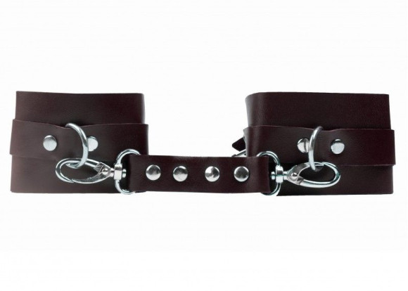 Бордовые широкие наножники с ремешками Бордовые широкие наножники с ремешками