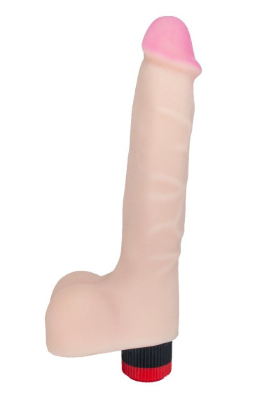 Вибратор-реалистик с мошонкой ANDROID II - 23 см. Вибратор-реалистик с мошонкой ANDROID II - 23 см.