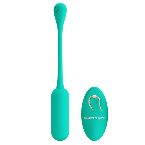 Зеленое виброяйцо Lechies с пультом ДУ Зеленое виброяйцо Lechies с пультом ДУ