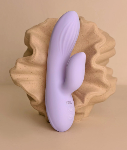 Сиреневый вибратор-кролик Hippo - 17 см. Сиреневый вибратор-кролик Hippo - 17 см.