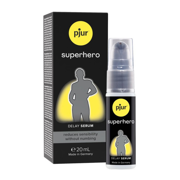 Пролонгатор-сыворотка pjur Superhero Delay Serum - 20 мл. Пролонгатор-сыворотка pjur Superhero Delay Serum - 20 мл.