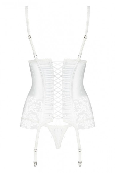 Соблазнительный атласный корсаж с вышивкой Соблазнительный атласный корсаж с вышивкой